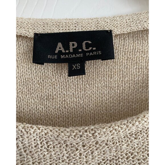 APC Striped Linen Knit, size XS - Picture 6 of 9